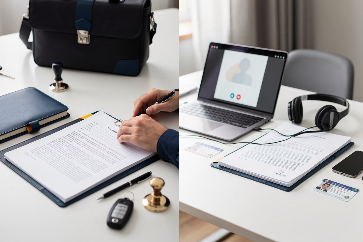Next Door Notary Services professional notarization process - mobile and remote options for Atmore, AL